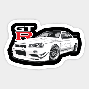 r34 gtr skyline v-spec Sticker